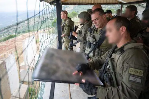 הרמטכ"ל במוצבים בהר דב
