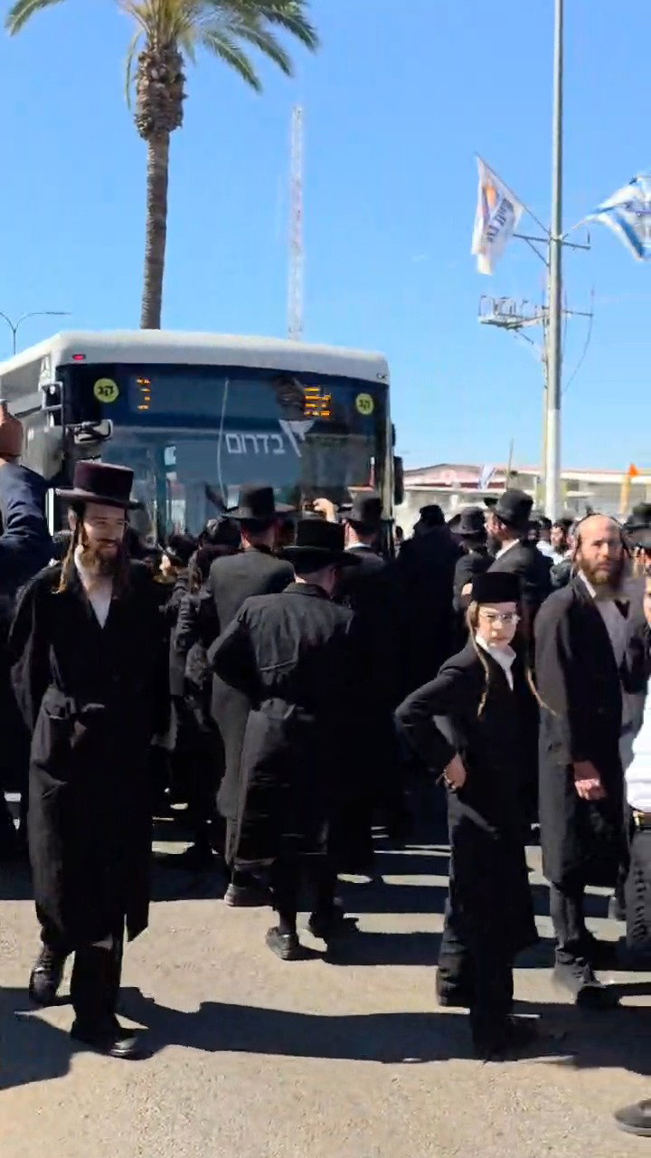 עימותים בקרית גת סביב מעצר אברך מחסידות בעלזא