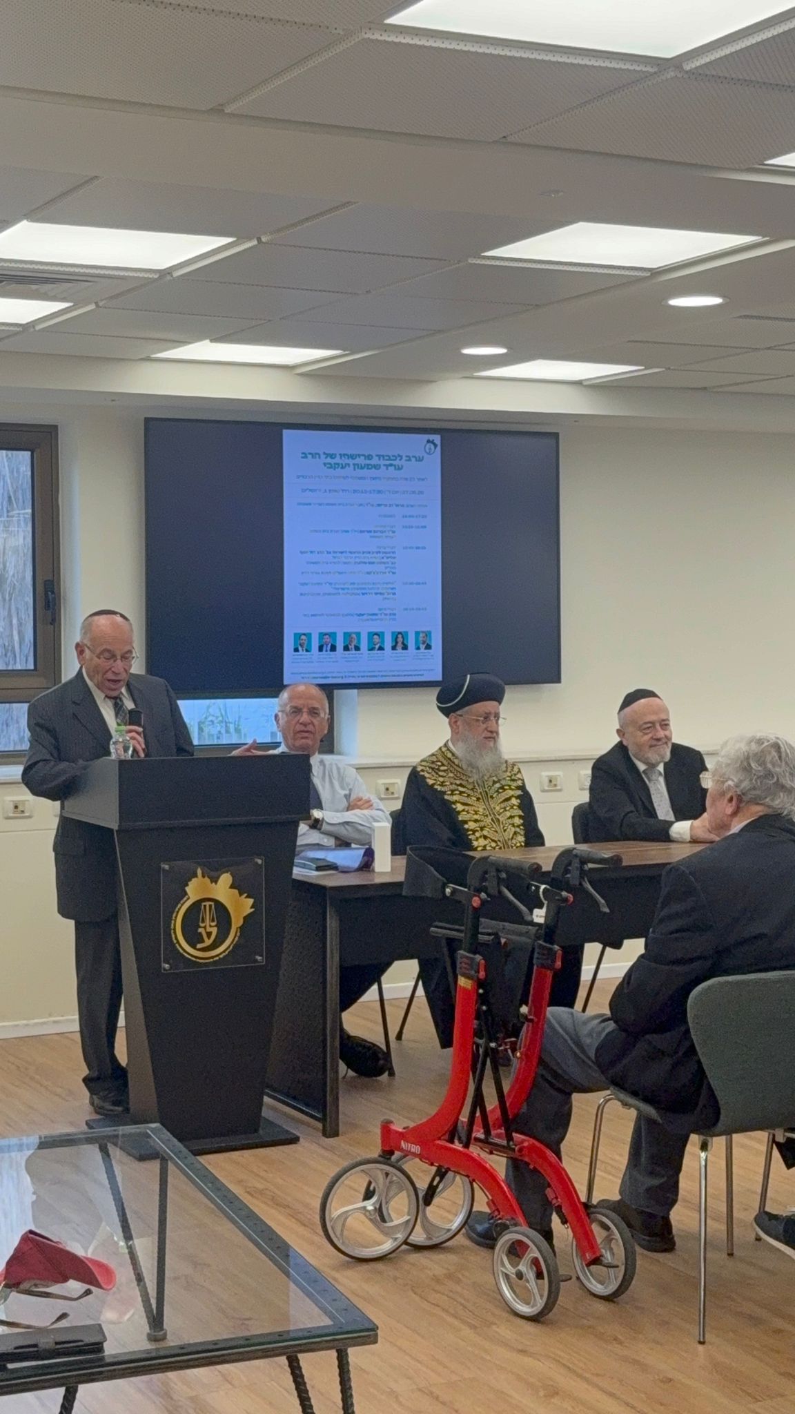 פרידה מהיועץ המשפטי של בתי הדין הרבניים עו"ד שמעון יעקובי