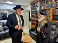 דרעי במעונו של הראש"ל, אמש