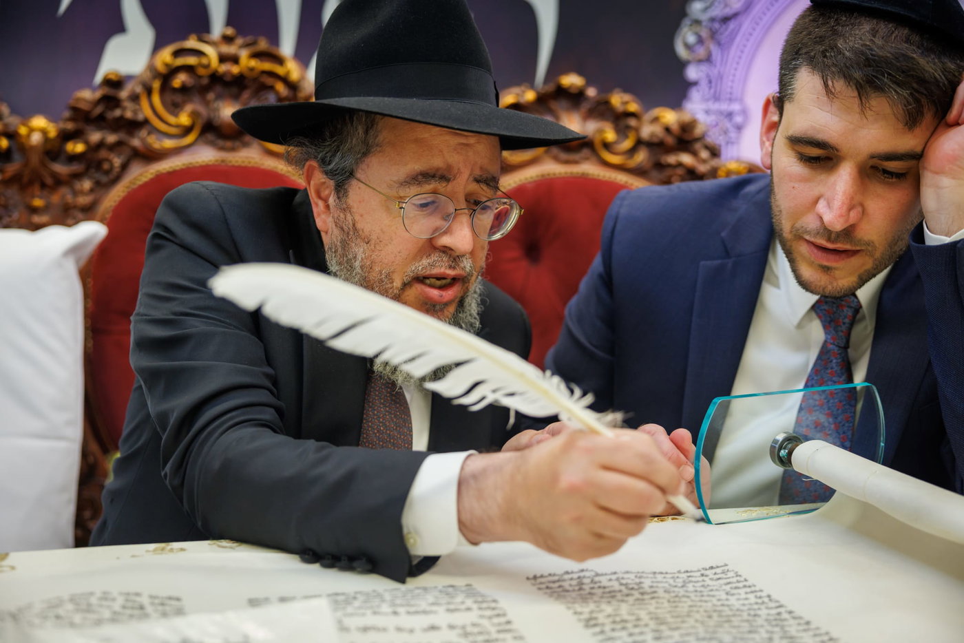 הכנסת ספר תורה נדבת ר' צביקה כהן