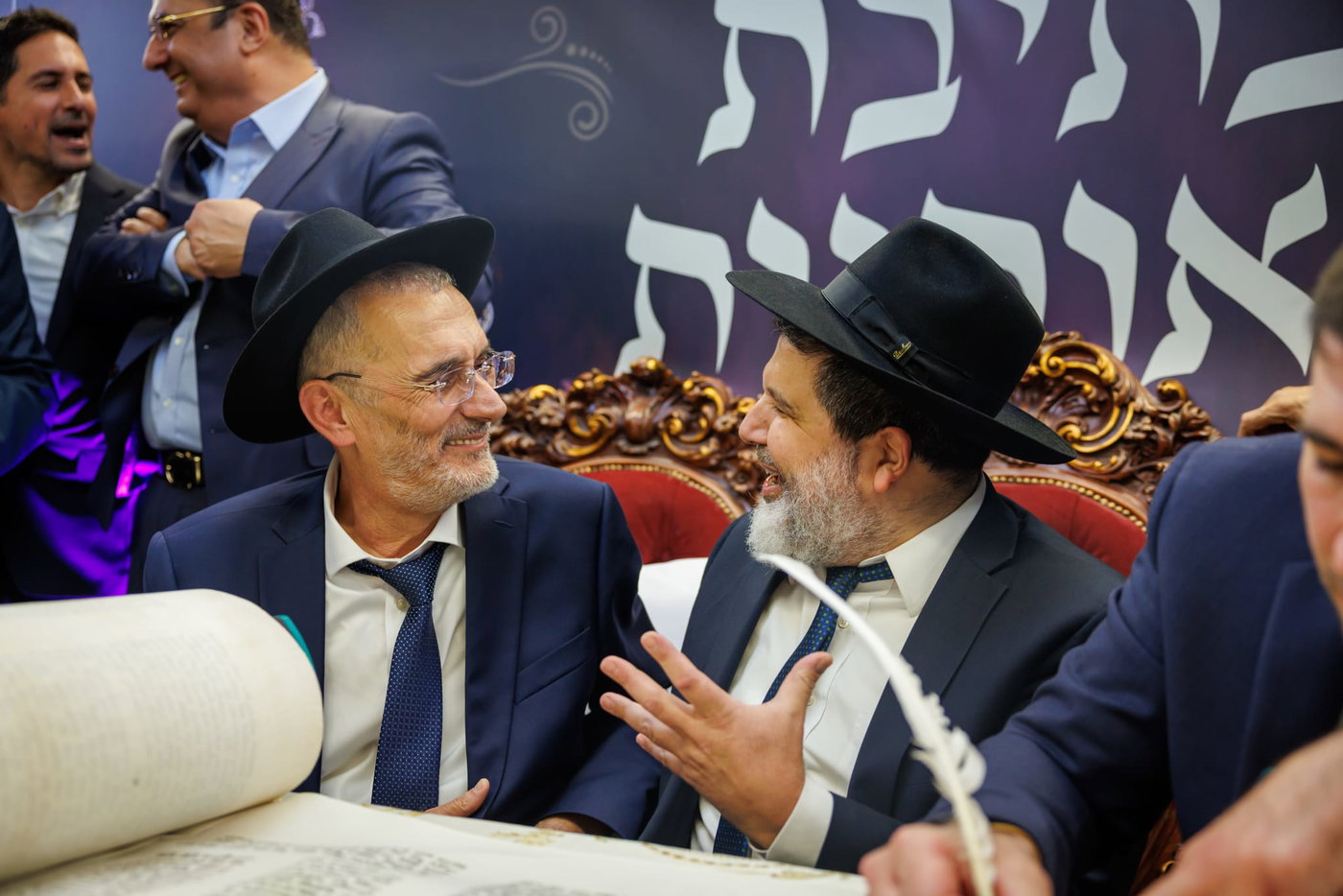 הכנסת ספר תורה נדבת ר' צביקה כהן