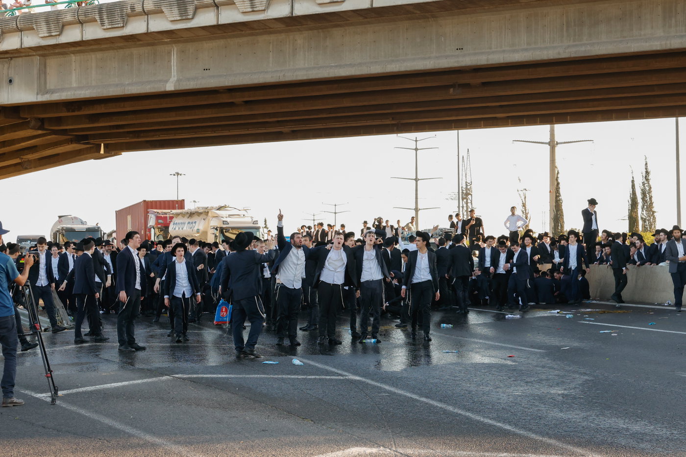 מחאות 'הפלג' במחלף גנות