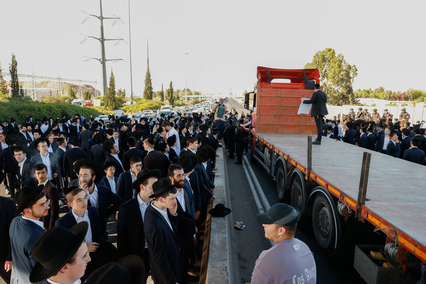 מחאות 'הפלג' במחלף גנות