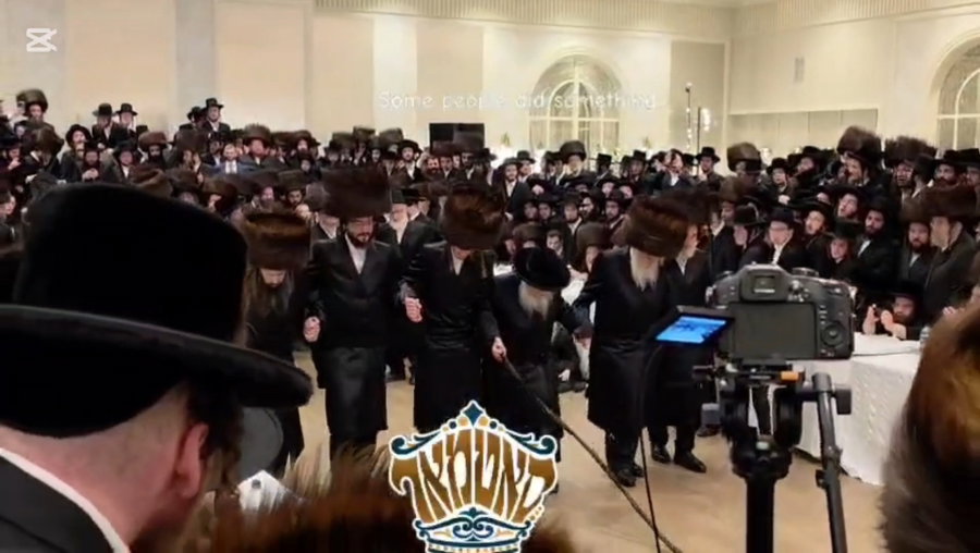 האדמו"ר מסאטמר בשמחת נישואי בת ליפא פרידמן