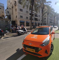 זירת התאונה בבני ברק