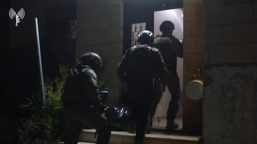 פעילות לוחמי חטיבת הנח"ל בפיקוד חטיבת יהודה במהלך הלילה
