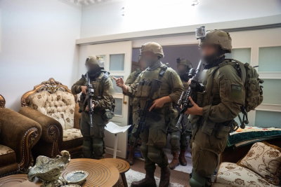 פעילות לוחמי חטיבת הנח"ל בפיקוד חטיבת יהודה במהלך הלילה