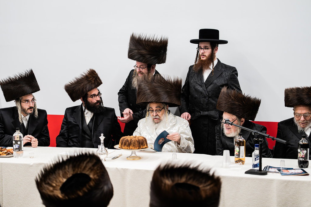 האדמו"ר מסאטמר בחנוכת הבית בחברת מצילי אש