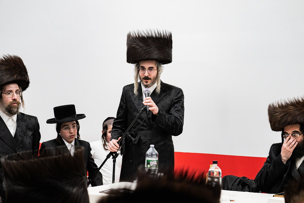 האדמו"ר מסאטמר בחנוכת הבית בחברת מצילי אש