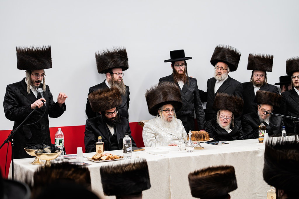 האדמו"ר מסאטמר בחנוכת הבית בחברת מצילי אש