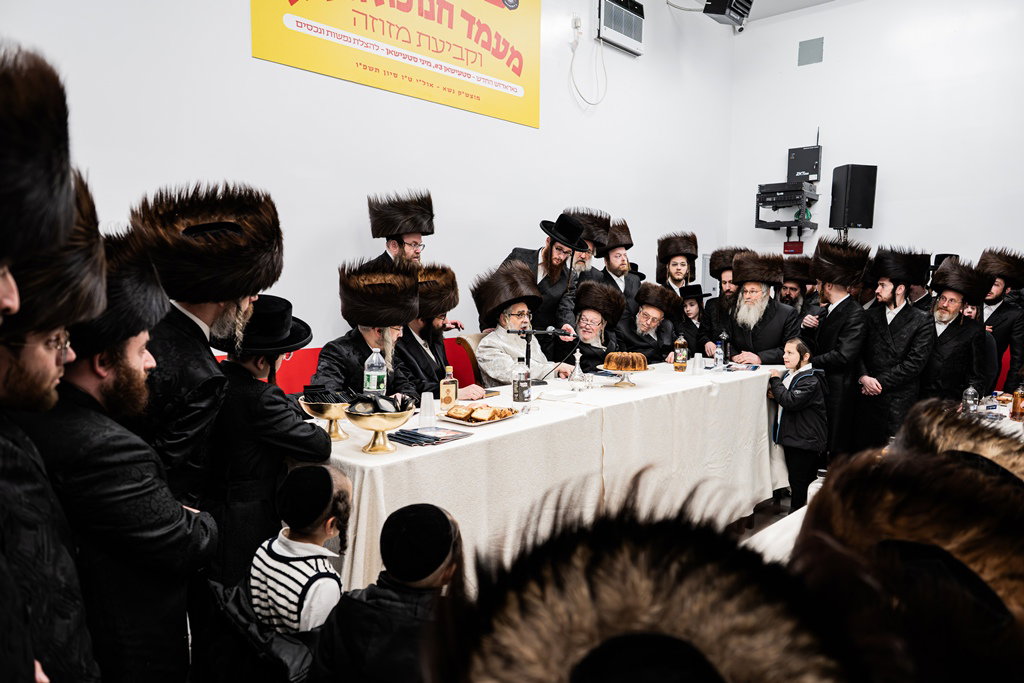 האדמו"ר מסאטמר בחנוכת הבית בחברת מצילי אש