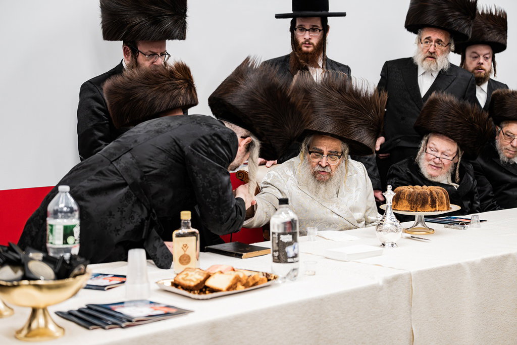 האדמו"ר מסאטמר בחנוכת הבית בחברת מצילי אש