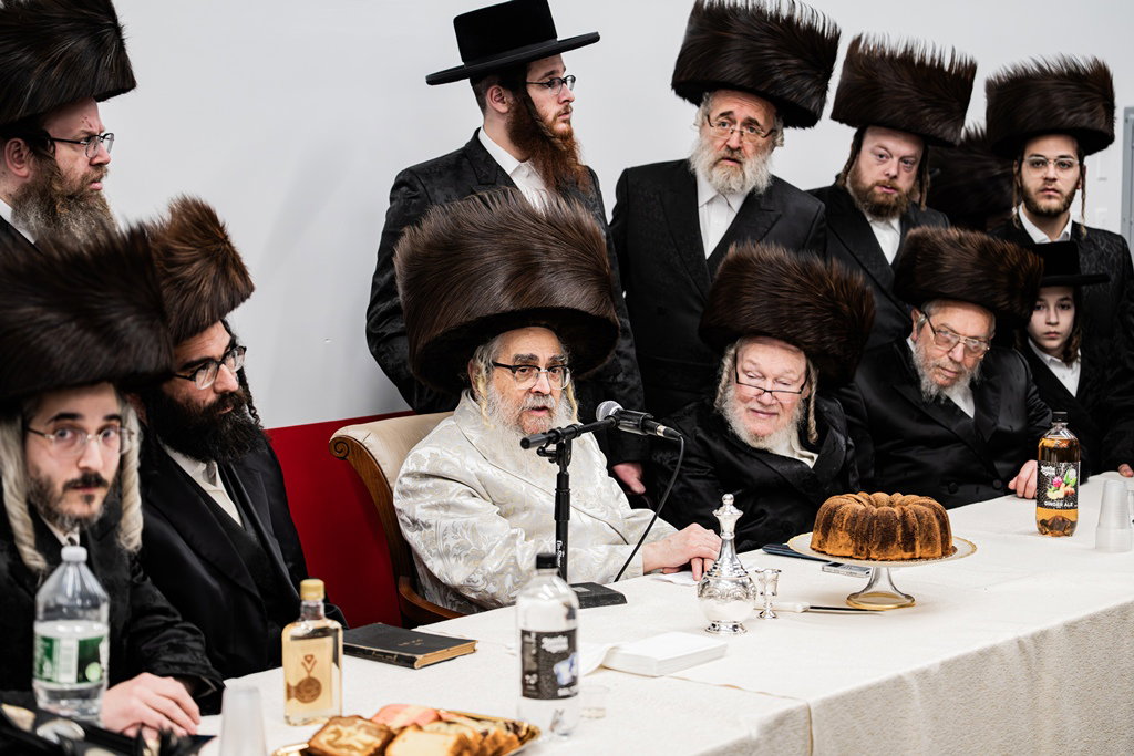 האדמו"ר מסאטמר בחנוכת הבית בחברת מצילי אש