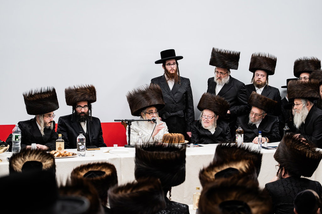 האדמו"ר מסאטמר בחנוכת הבית בחברת מצילי אש