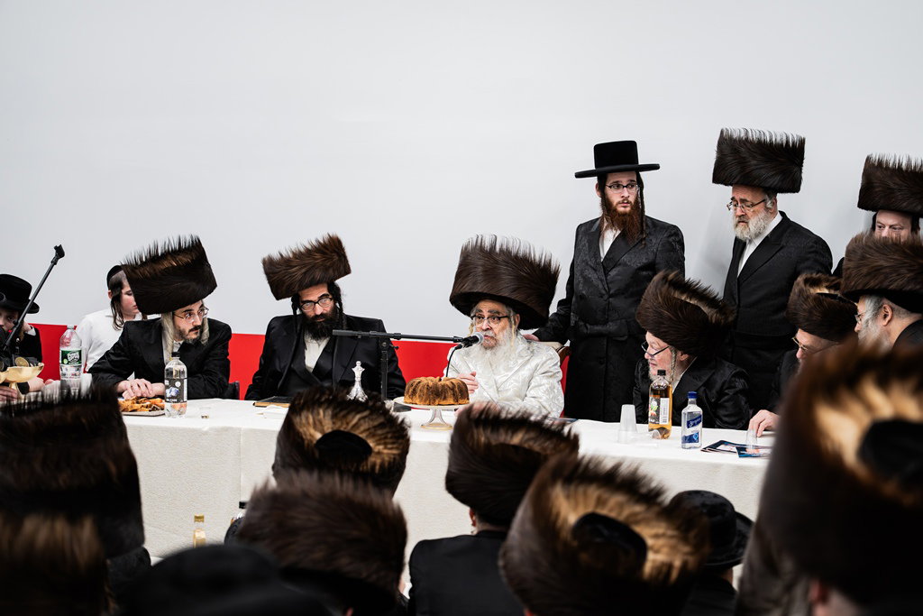 האדמו"ר מסאטמר בחנוכת הבית בחברת מצילי אש