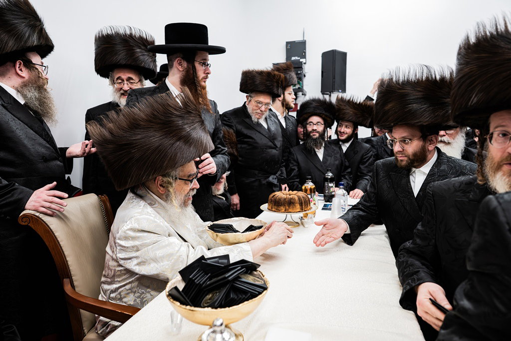 האדמו"ר מסאטמר בחנוכת הבית בחברת מצילי אש