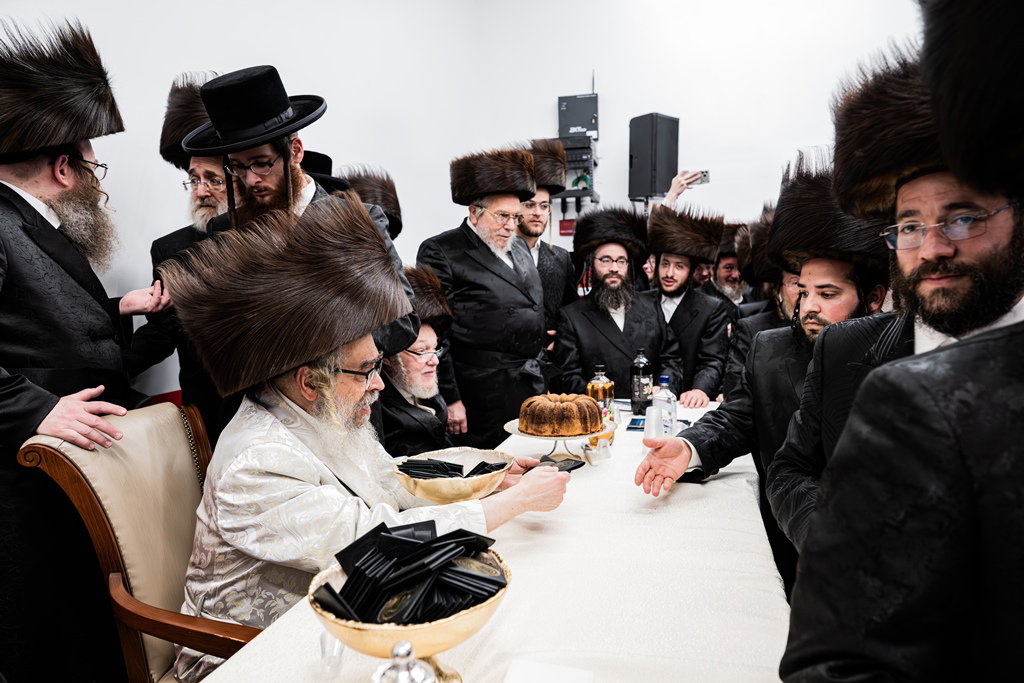 האדמו"ר מסאטמר בחנוכת הבית בחברת מצילי אש