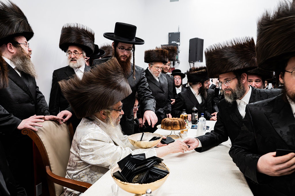 האדמו"ר מסאטמר בחנוכת הבית בחברת מצילי אש