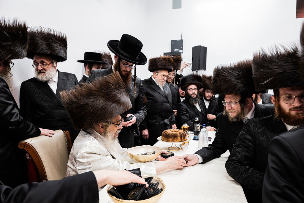 האדמו"ר מסאטמר בחנוכת הבית בחברת מצילי אש