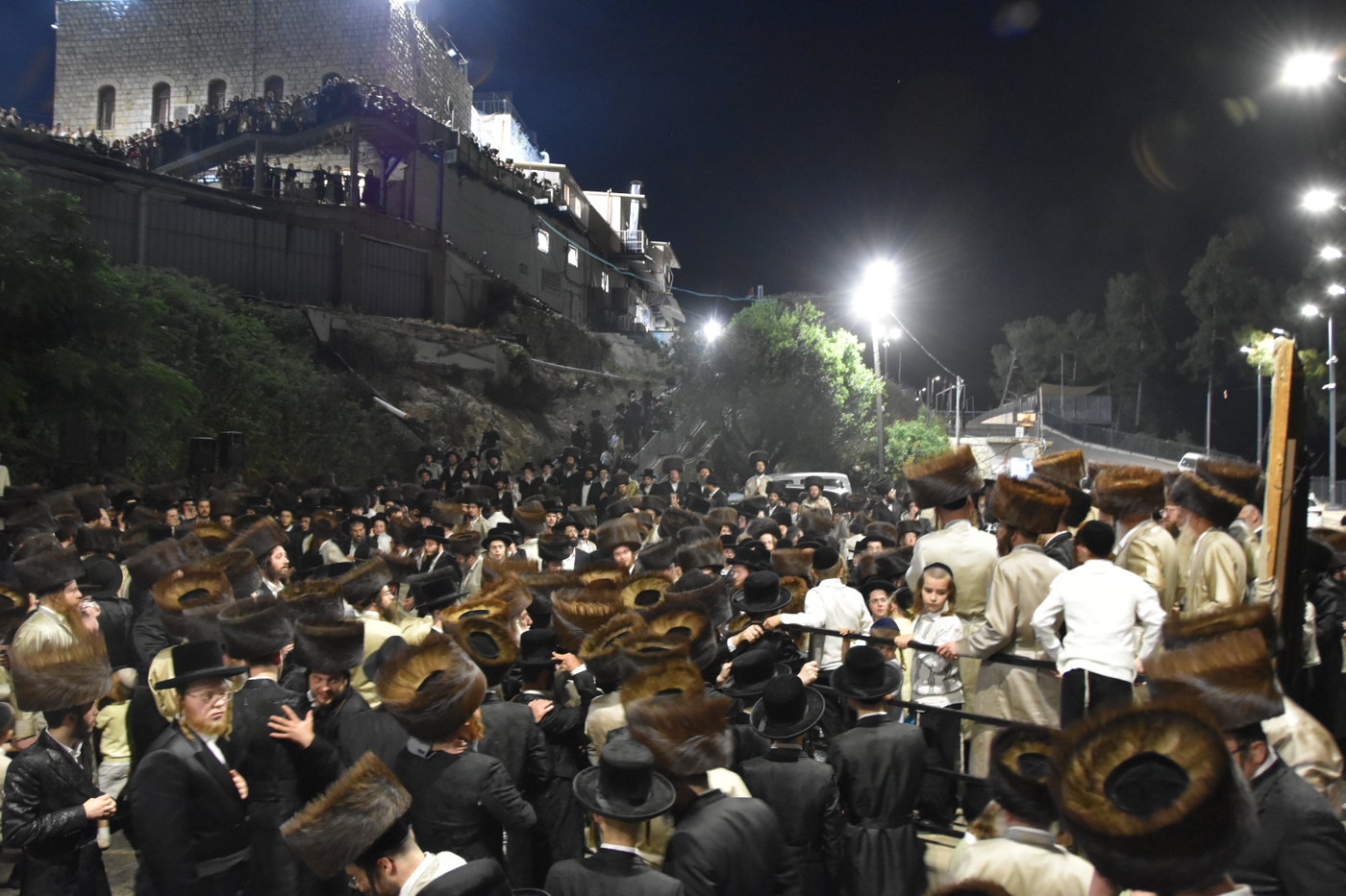 האדמו"ר מלעלוב בשבת במירון