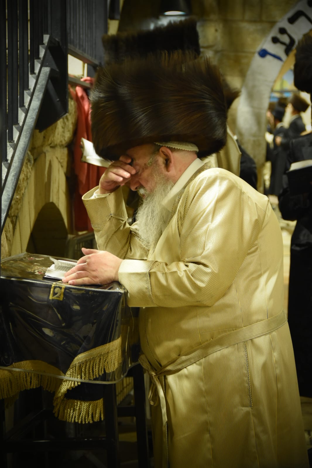 האדמו"ר מלעלוב בשבת במירון