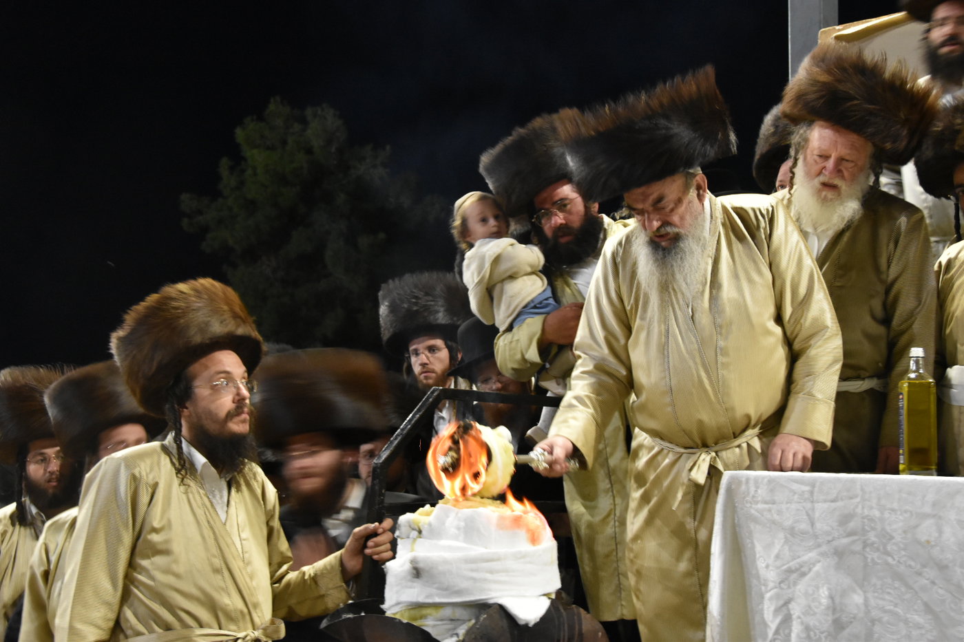 האדמו"ר מלעלוב בשבת במירון