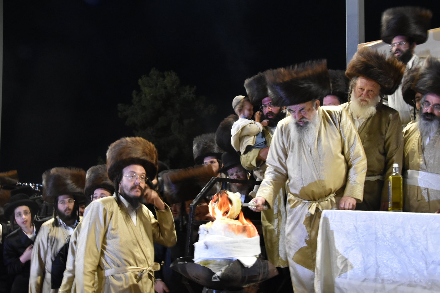 האדמו"ר מלעלוב בשבת במירון