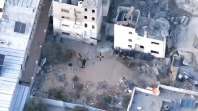 בין הבניינים: מפקד צוות הנוח'בה והמחבל "הצלף" - הופתעו מהאוויר | צפו