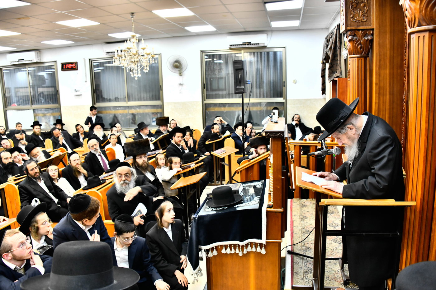 עצרת הספד על הגר"ד שמידל זצ"ל