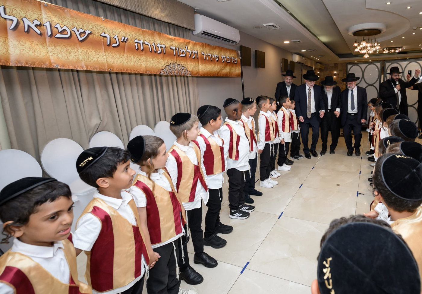 מסיבת הסידור בתלמוד תורה "נר שמואל"