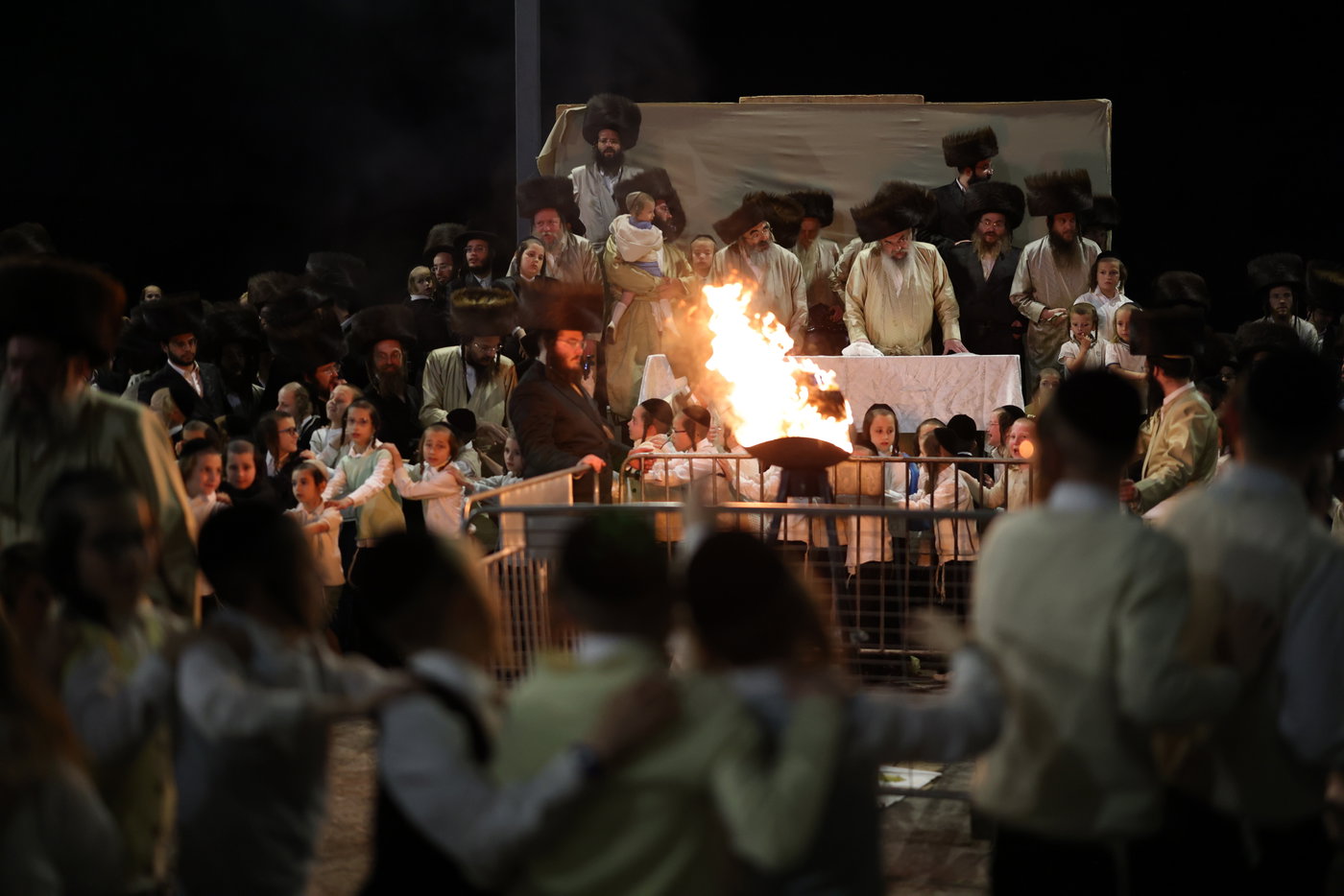 האדמו"ר מלעלוב שבת בהעלותך במירון