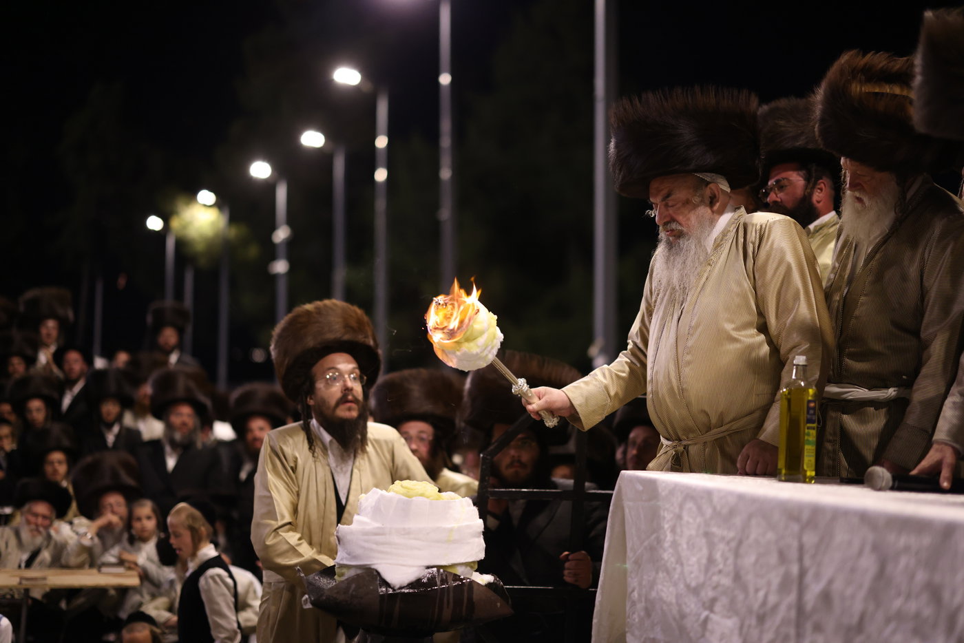 האדמו"ר מלעלוב שבת בהעלותך במירון