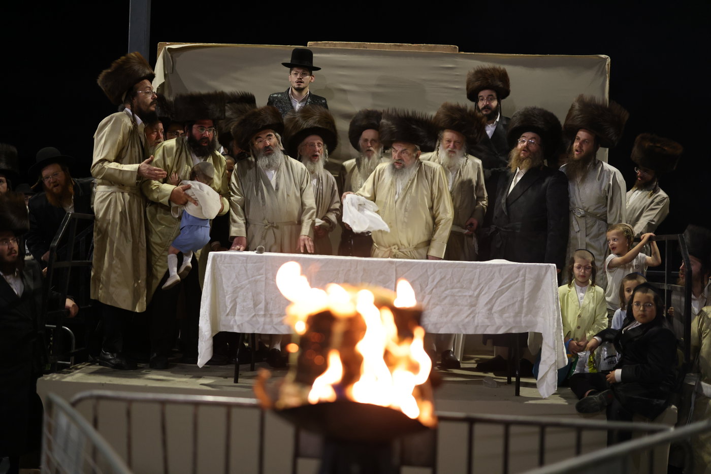 האדמו"ר מלעלוב שבת בהעלותך במירון