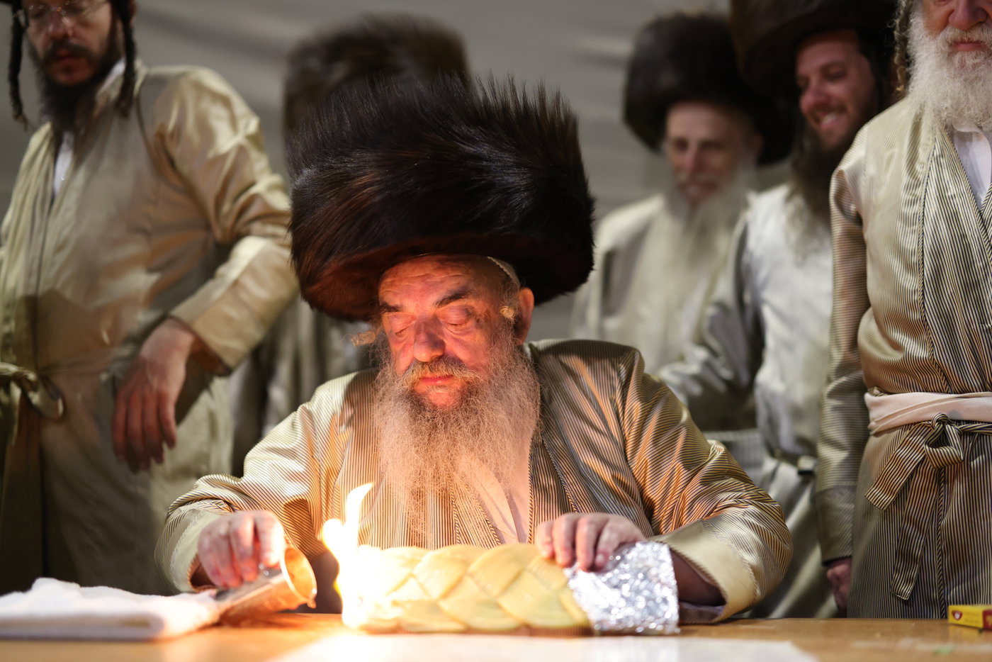 האדמו"ר מלעלוב שבת בהעלותך במירון