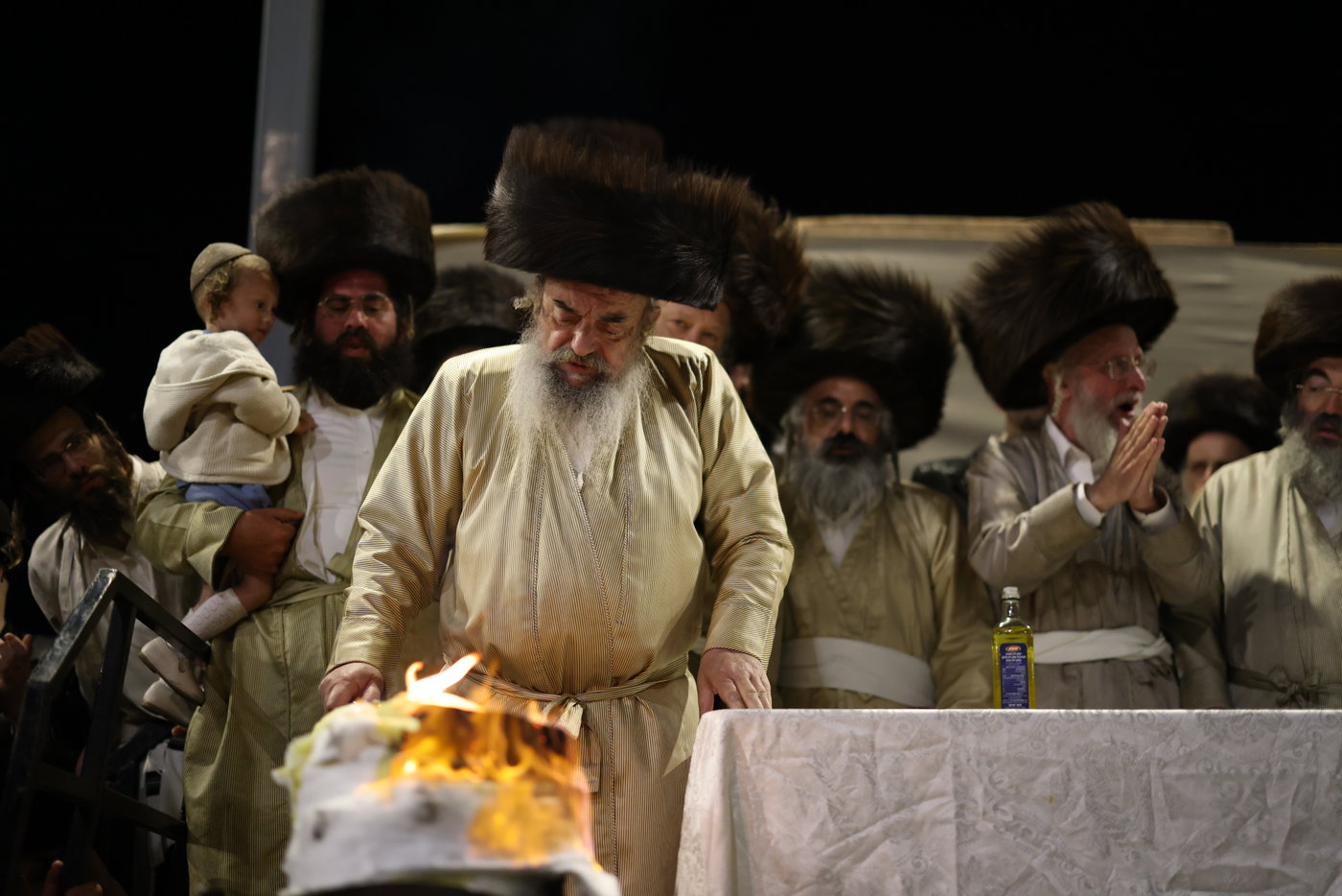האדמו"ר מלעלוב שבת בהעלותך במירון