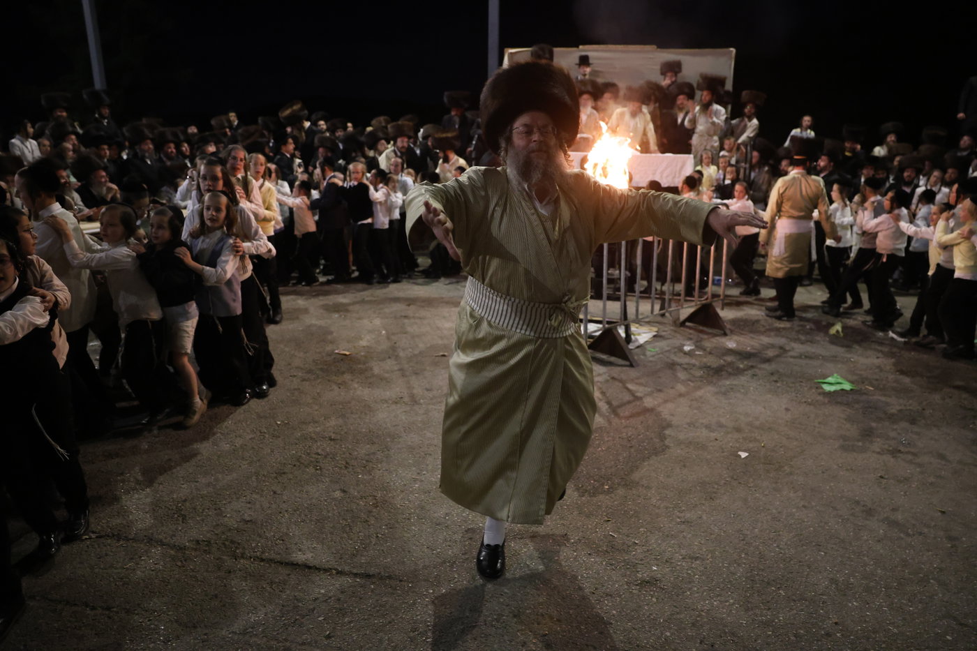 האדמו"ר מלעלוב שבת בהעלותך במירון