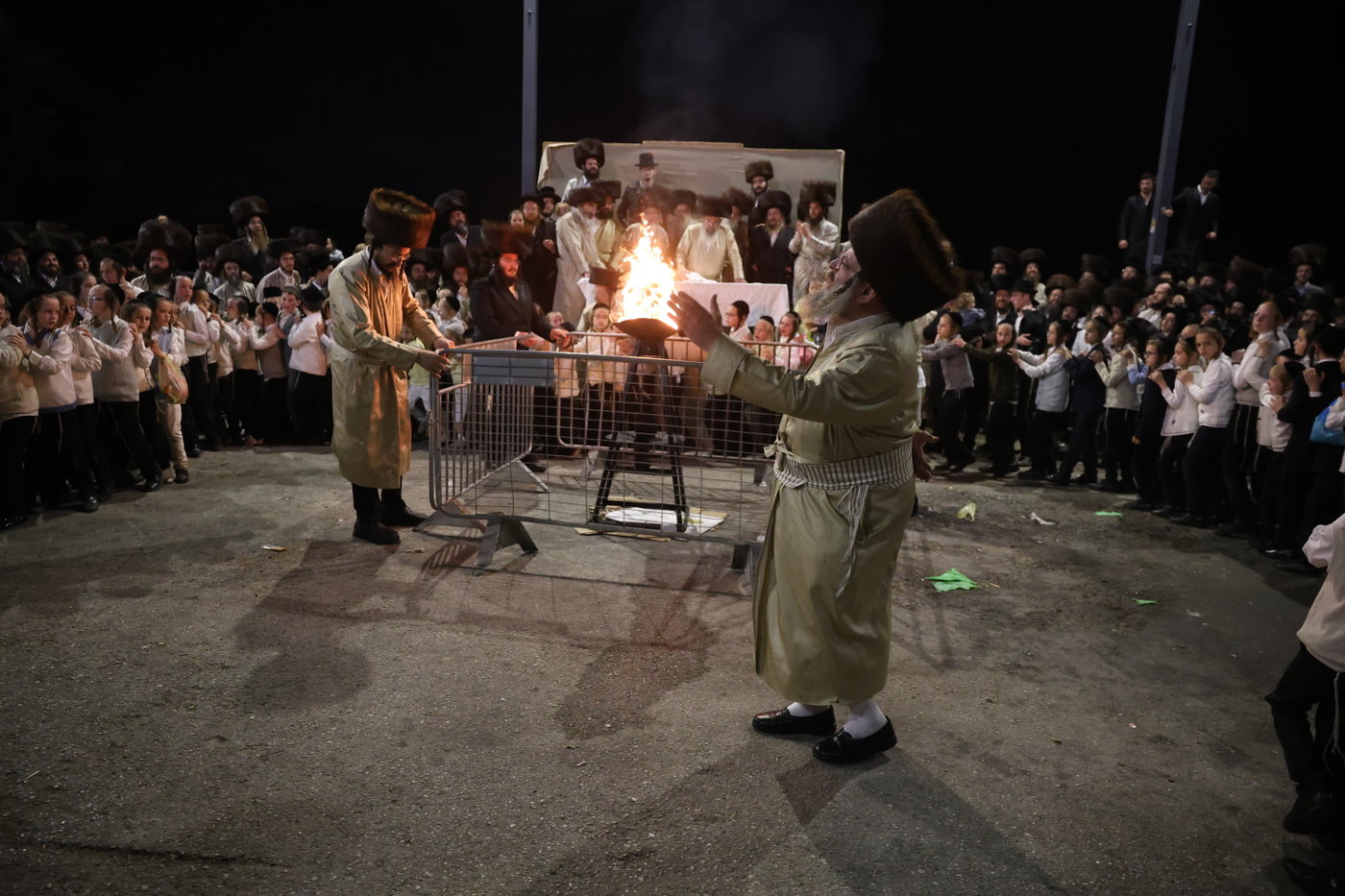 האדמו"ר מלעלוב שבת בהעלותך במירון