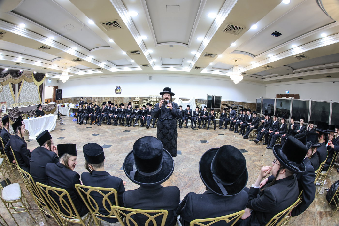מעמד כבוד התורה בישיבת צאנז בירושלים