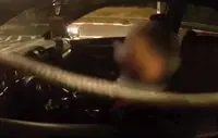 "אתה טייס קרב?!" השוטר נדהם מהמהירות האדירה שנמדדה | תיעוד ממצלמת הגוף