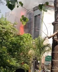 טרגדיה מזעזעת בהודו: בית מלון עלה באש - עשרות נלכדו ונהרגו