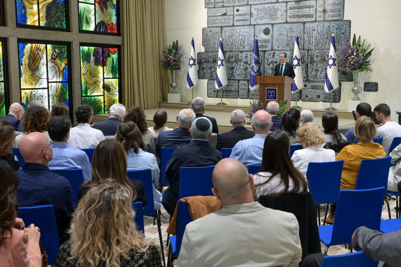 "הרבה מעבר": ההתייחסות והאזהרה של הרצוג למהומות בביתו של סולברג | צפו