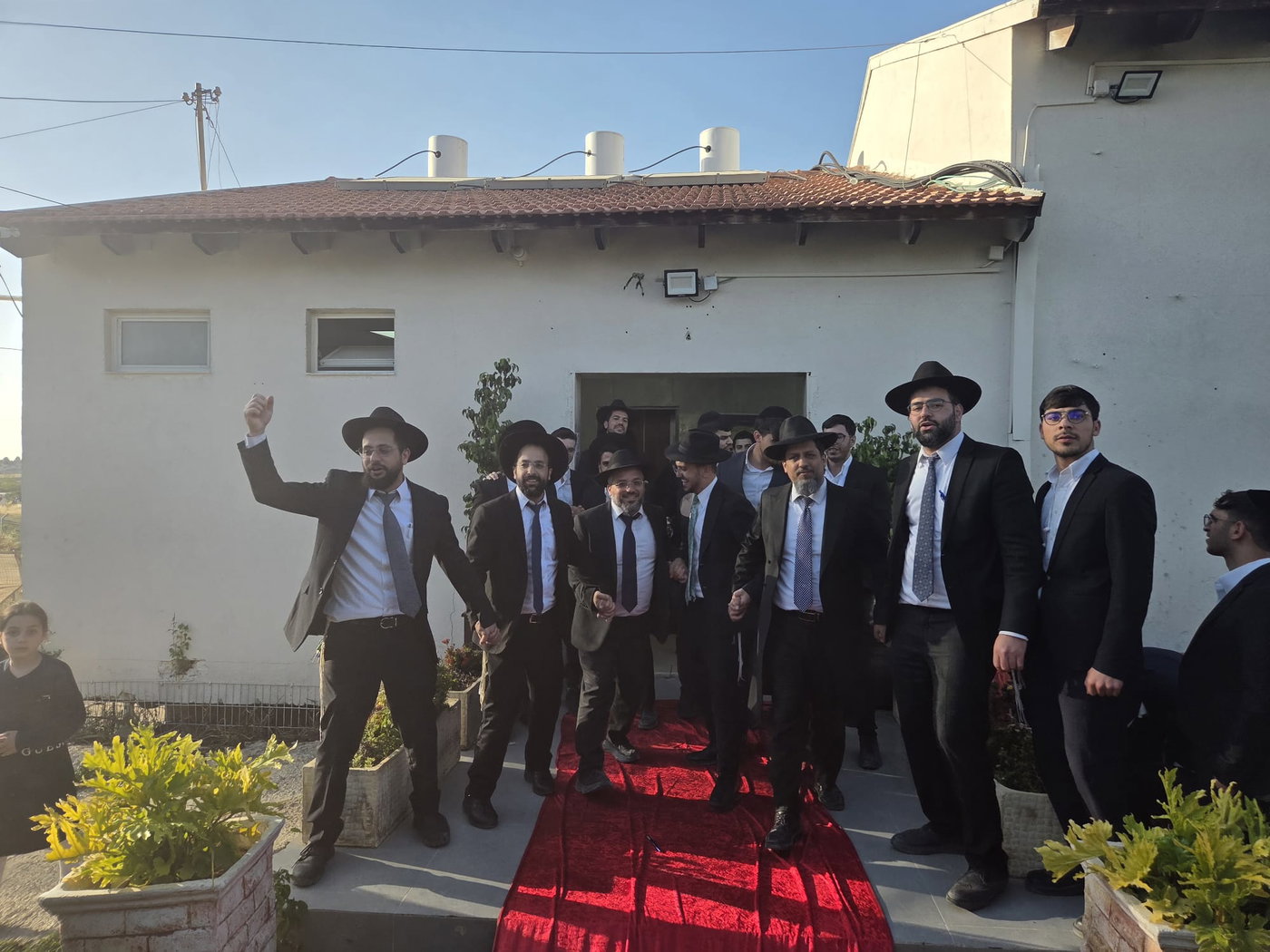 קבלת פנים לאסיר עולם התורה במושב תירוש