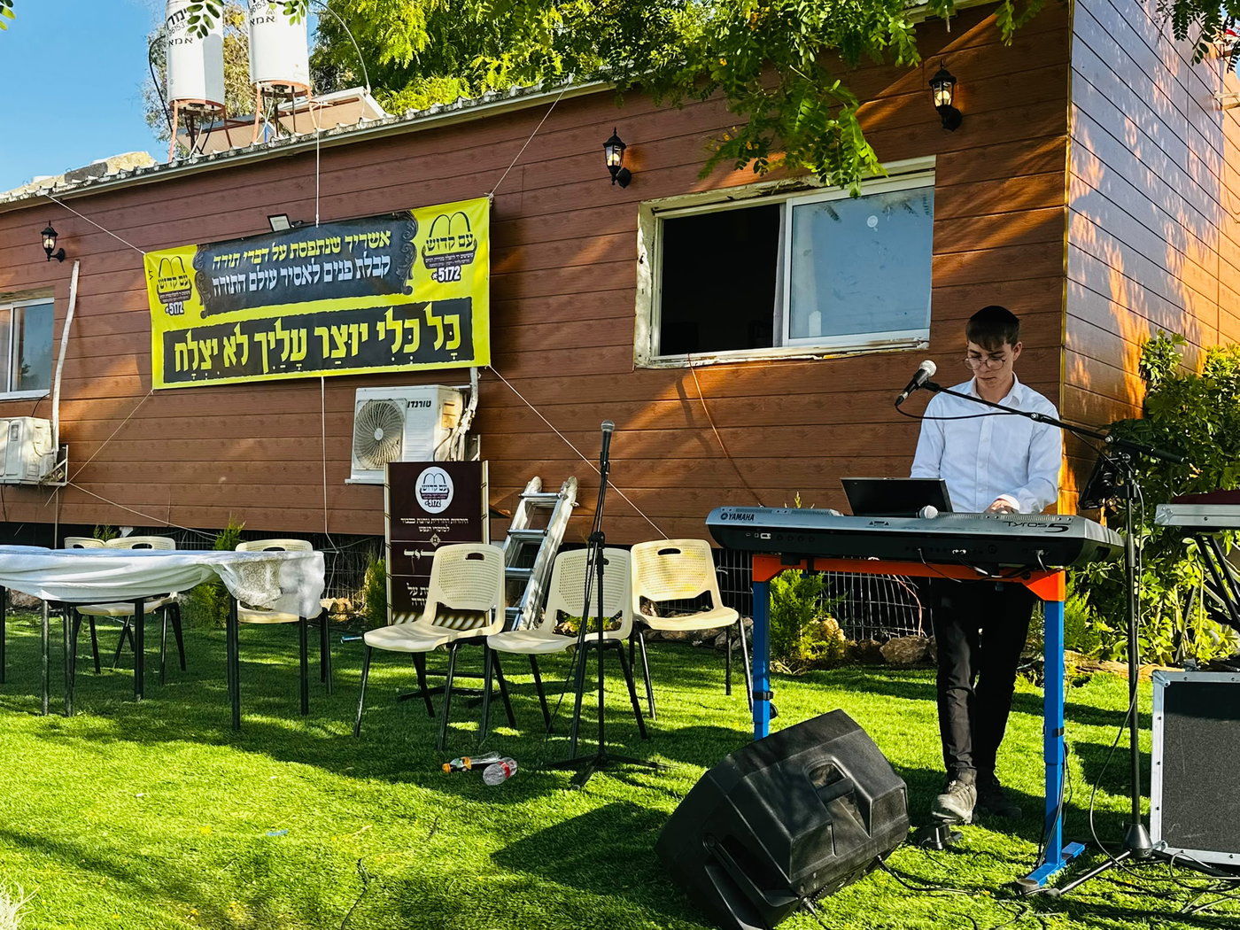 קבלת פנים לאסיר עולם התורה במושב תירוש
