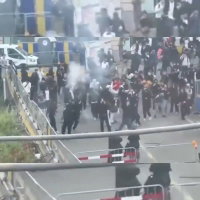מלחמות רחוב בבלגיה: הפגנות סוערות פרצו בבירה - המשטרה מתעמתת עם המון זועם