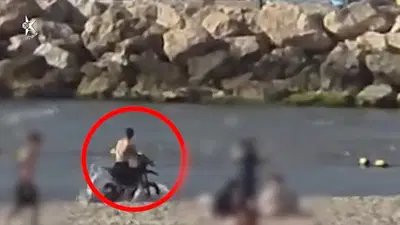 שערורייה בחוף הים: הצעירים מבני ברק שהטריפו את חוף גורדון באופנועים | צפו