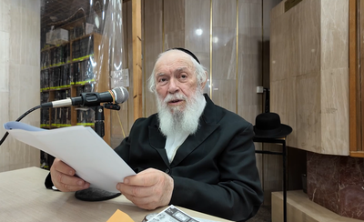 הגר"י זילברשטיין בשיעורו לרופאים