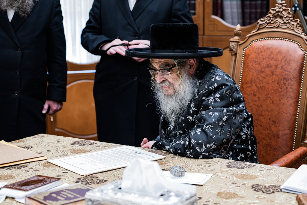 מרטין מרקס בביקור אצל האדמו"ר מסאטמר