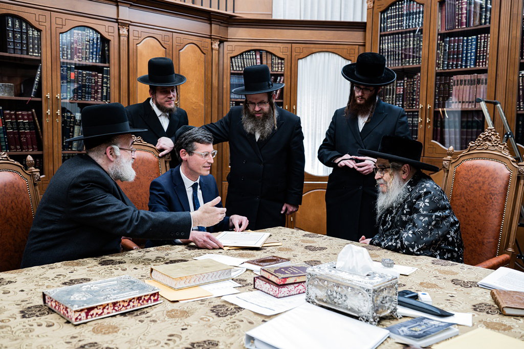 מרטין מרקס בביקור אצל האדמו"ר מסאטמר