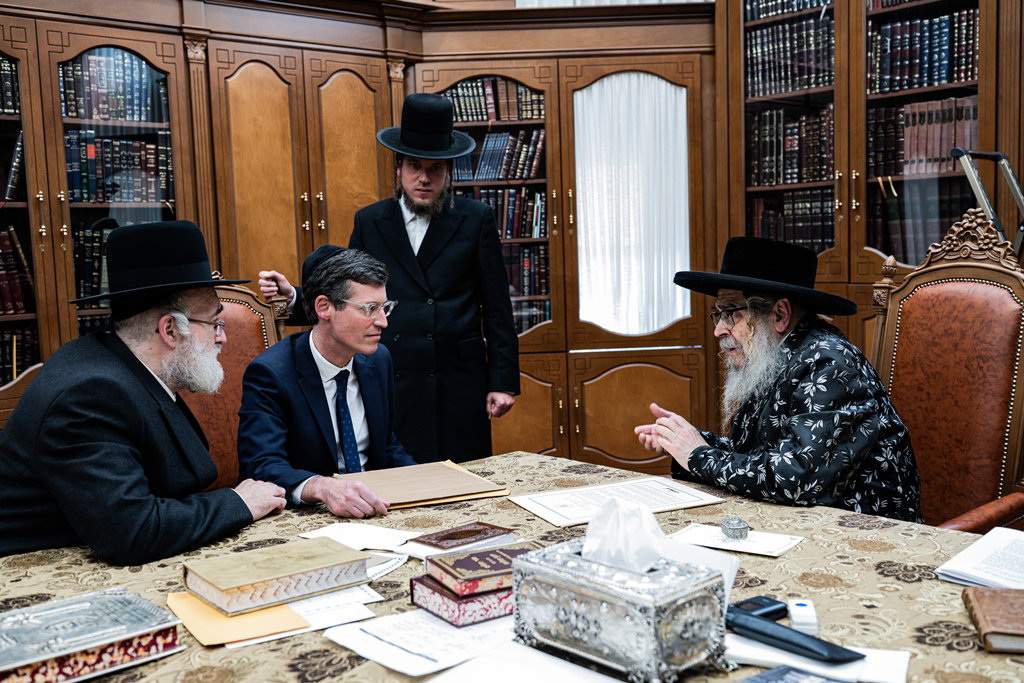 מרטין מרקס בביקור אצל האדמו"ר מסאטמר